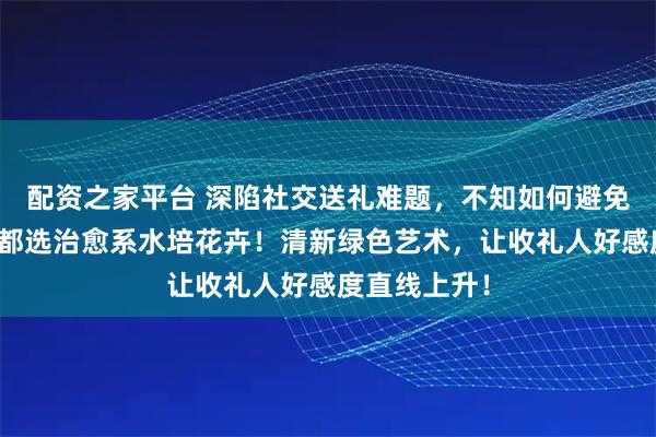配资之家平台 深陷社交送礼难题，不知如何避免尴尬？内行都选治愈系水培花卉！清新绿色艺术，让收礼人好感度直线上升！